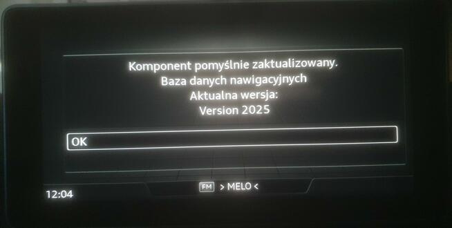 Polskie MENU mapy 2025 Audi MMI3G, MMI3G+, MIB2, MH2p Toruń