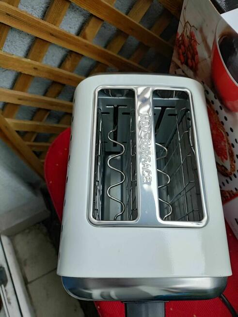 Toster Biały Opiekacz Do Bułek Parówek tostów KALORIK Retro