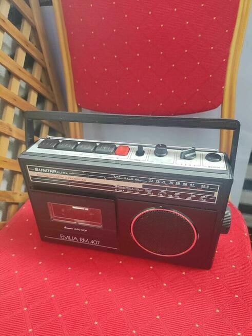 Radiomagnetofon UNITRA Emilia Rm407 Magnetofon Kasetowy