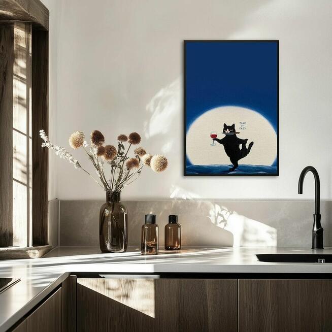 Plakat A4 Kocia równowaga