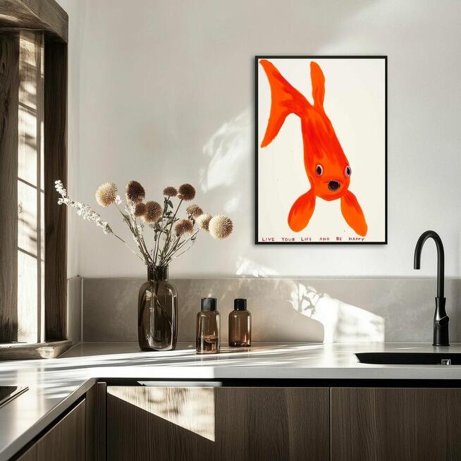 Plakat A4 Szczęśliwa rybka
