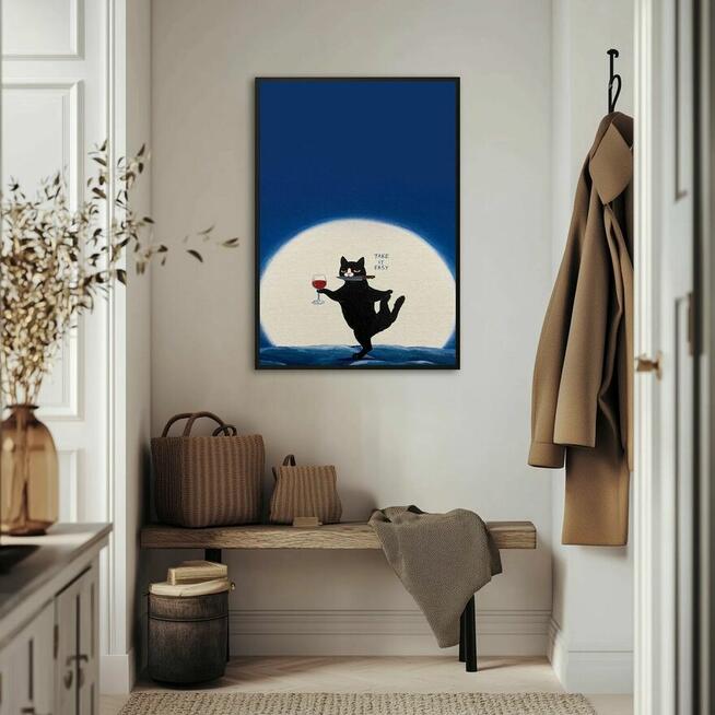 Plakat A4 Kocia równowaga