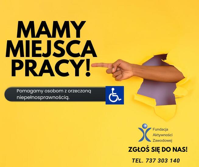 Masz orzeczenie o niepełnosprawności i chcesz pracować?