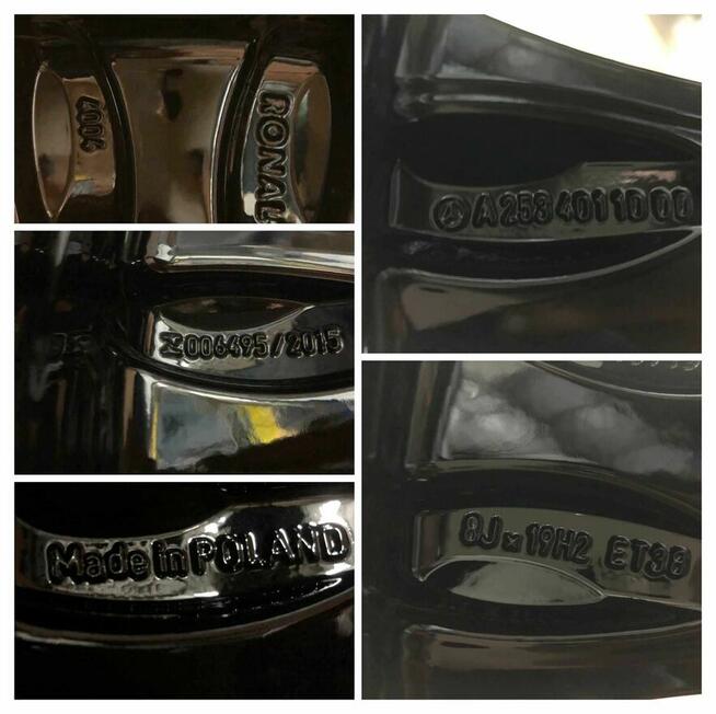 Felgi Mercedes GLC W253 8Jx19 ET38 OEM