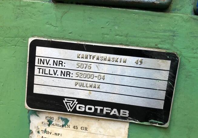 Maszyna do fazowania fazowarka ukosowarka krawędzi Pullmax 4