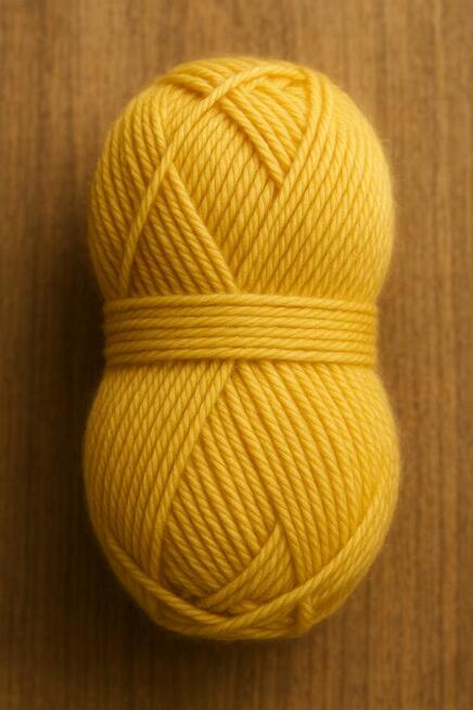 yellow yarn