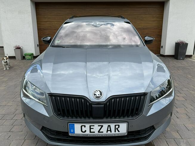 Škoda Superb 19r. 2.0 TDI 190KM DSG Sportline bezwypadkowa super stan, wyposażenie