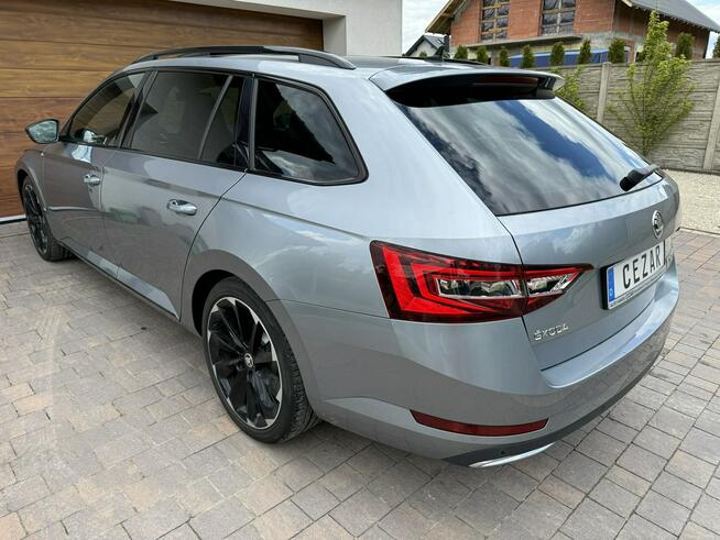 Škoda Superb 19r. 2.0 TDI 190KM DSG Sportline bezwypadkowa super stan, wyposażenie
