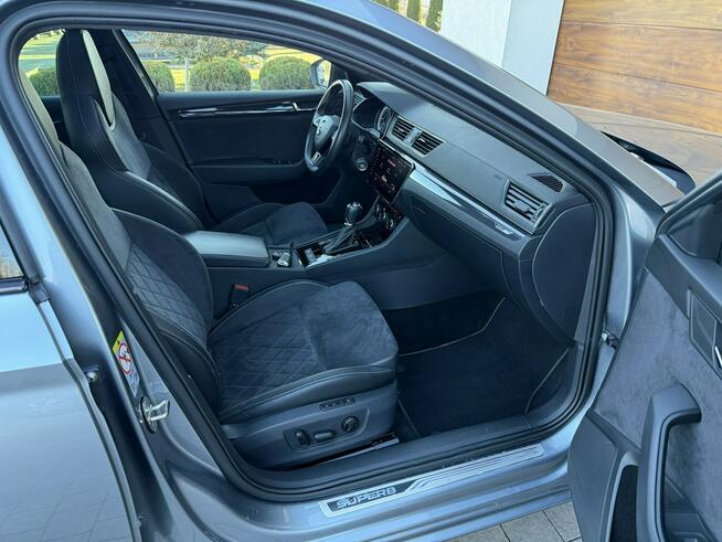 Škoda Superb 19r. 2.0 TDI 190KM DSG Sportline bezwypadkowa super stan, wyposażenie