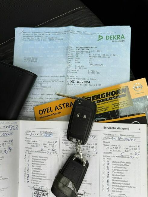 Opel Astra 11r. 1.6 benzyna z Niemiec bezwypadkowa mały przebieg
