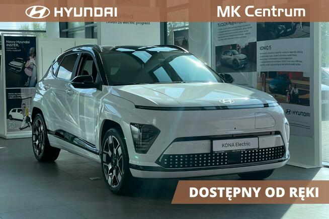 Hyundai Kona Bateria 65 kWh 204KM Platinum + Sun + pompa ciepła - dostępne od ręki