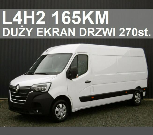 Renault Master L4H2 165KM Kamera Czujniki  Drzwi 270 Zbiornik 105l Tempomat- 2077zł