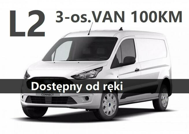 Ford Connect 100KM 3-os. Pakiet Vision CzujnikiNiska Cena Dostępny od ręki !1503zł