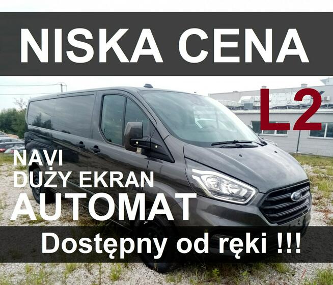 Ford Transit Custom Automat 130KM Kamera Pakiet Premium Hak Dost. od ręki 1971zł