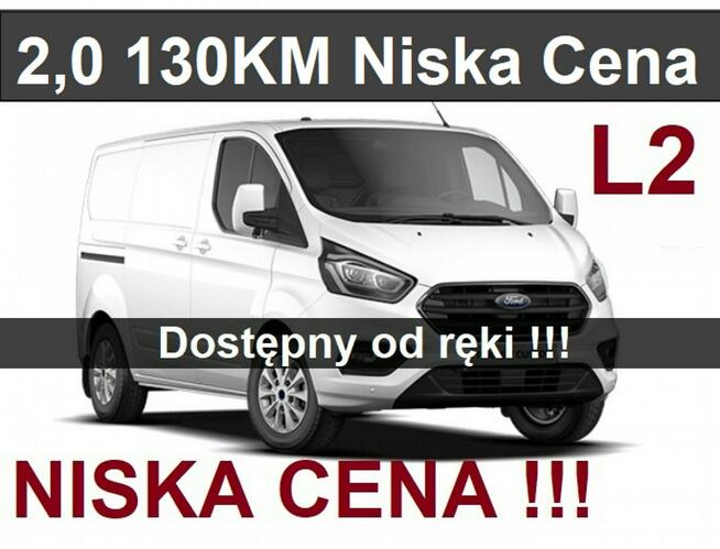 Ford Transit Custom Super Cena 130KM Hak  Kamera Pakiet Premium Dostępny od ręki 1686zł