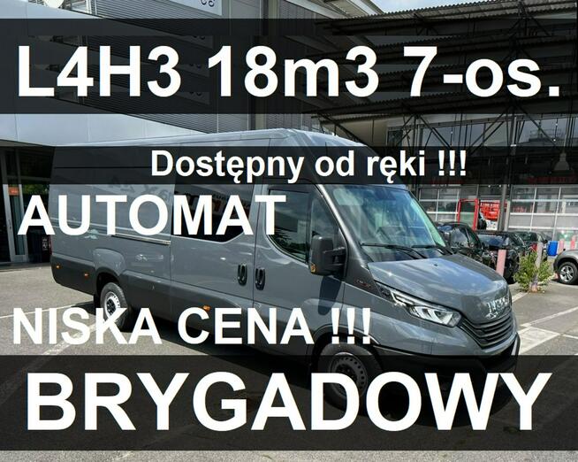 Iveco Daily 35S18 H 18m3 L4H3 176KM Automat Brygadowy 7-os.Aktywny Temp.Niska Cena 2652 zł