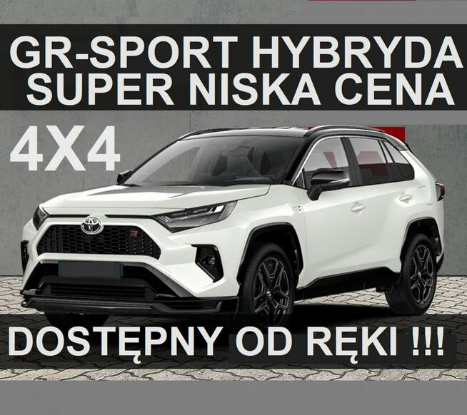 Toyota RAV-4 GR - Sport 4x4 222KM Hybryda Tapicerka skórzana Rata Od ręki ! 2444zł