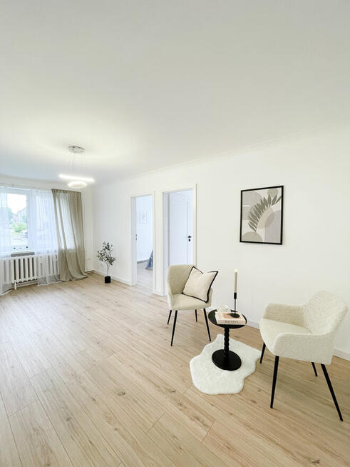 Nowoczesne 3-pokojowe mieszkanie 43m2 parter, po remoncie -