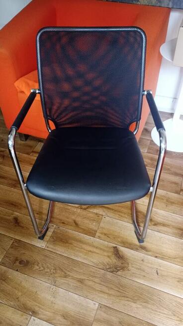 Krzesło konferencyjne czarne PROFIM SUN V 2P krzesła biuro