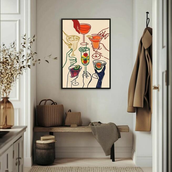 Plakat A4 Koktajlowe party