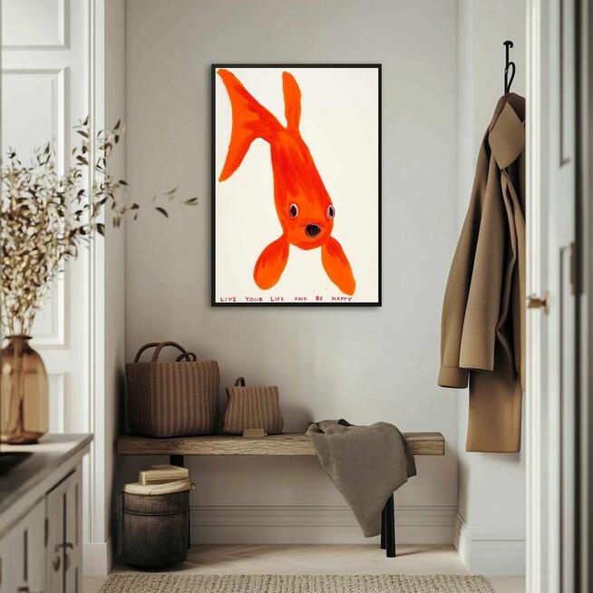 Plakat A4 Szczęśliwa rybka