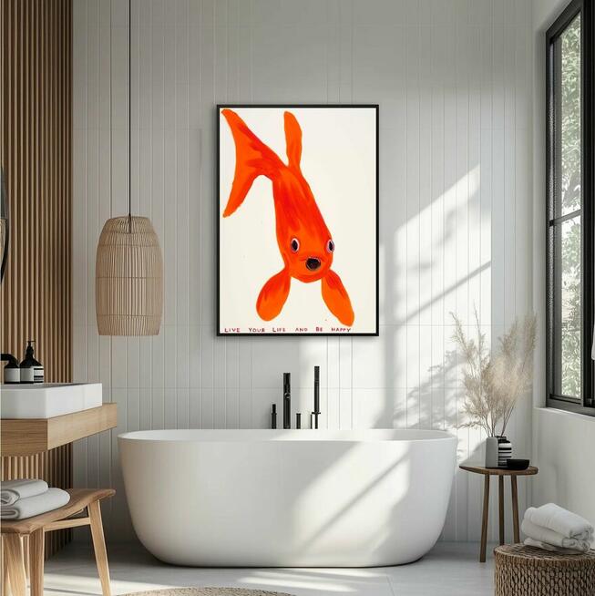 Plakat A4 Szczęśliwa rybka