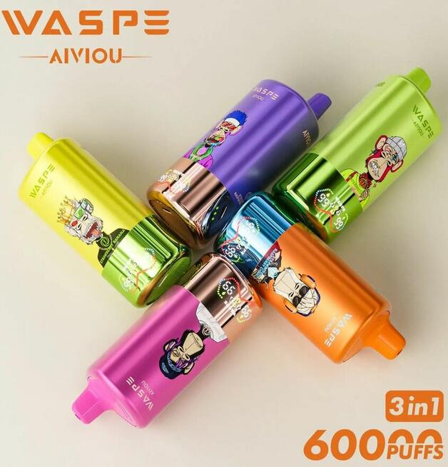E- papieros WASPE 60K 3-w-1 60000 Puffs
