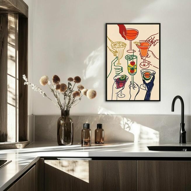 Plakat A4 Koktajlowe party