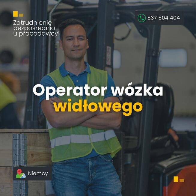 Operator wózka widłowego - Niemcy