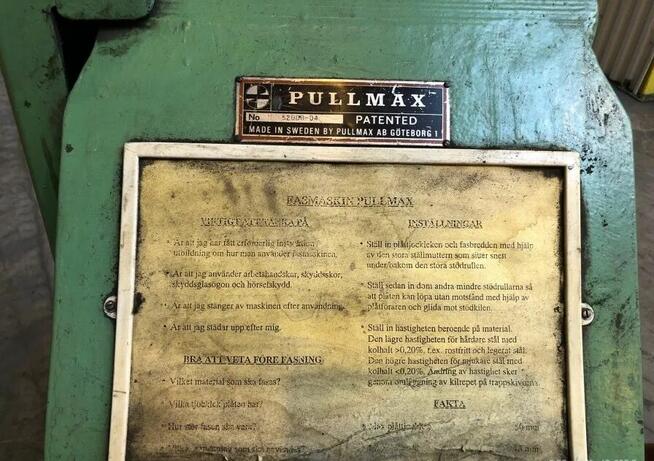 Maszyna do fazowania fazowarka ukosowarka krawędzi Pullmax 4