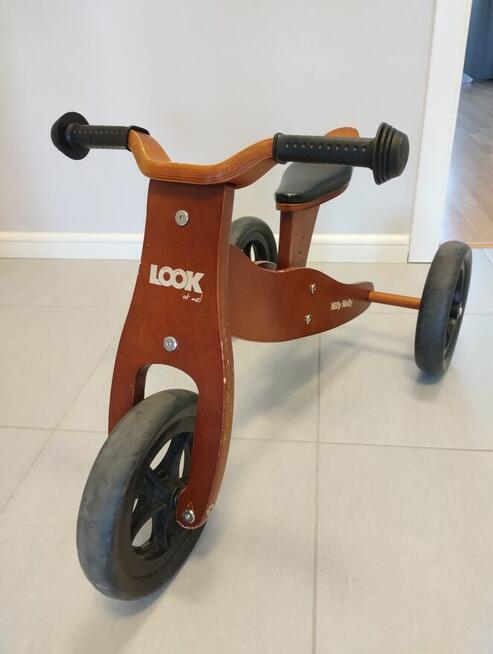 Rowerek biegowy drewniany Milly Mally 2w1