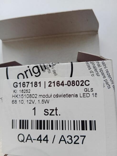 Moduł oświetlenia LED lodówki Elektrolux