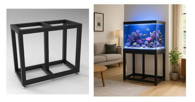 Stelaż stalowy pod akwarium mocny na wymiar