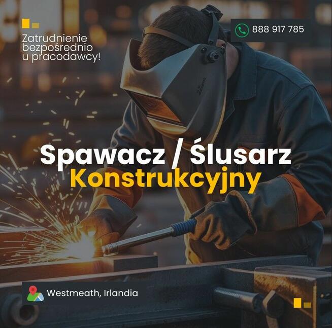 Spawacz / Ślusarz Konstrukcyjny– Irlandia