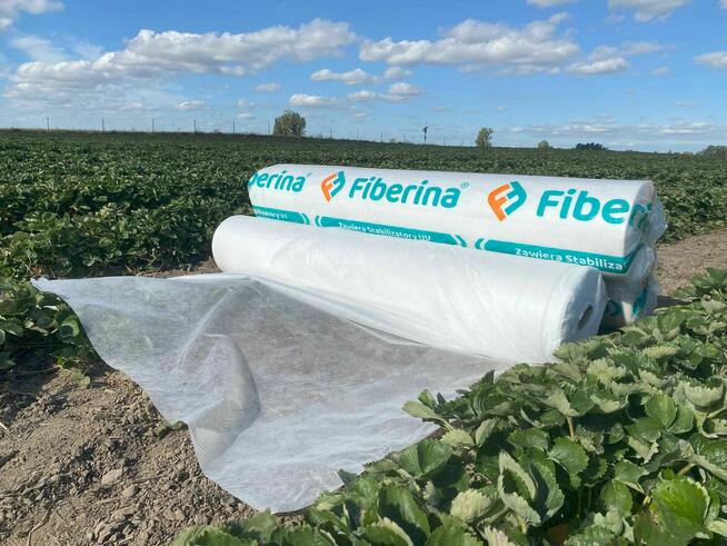 Agrowłóknina Fiberina Biała 23g UV Polska Włóknina okryciowa