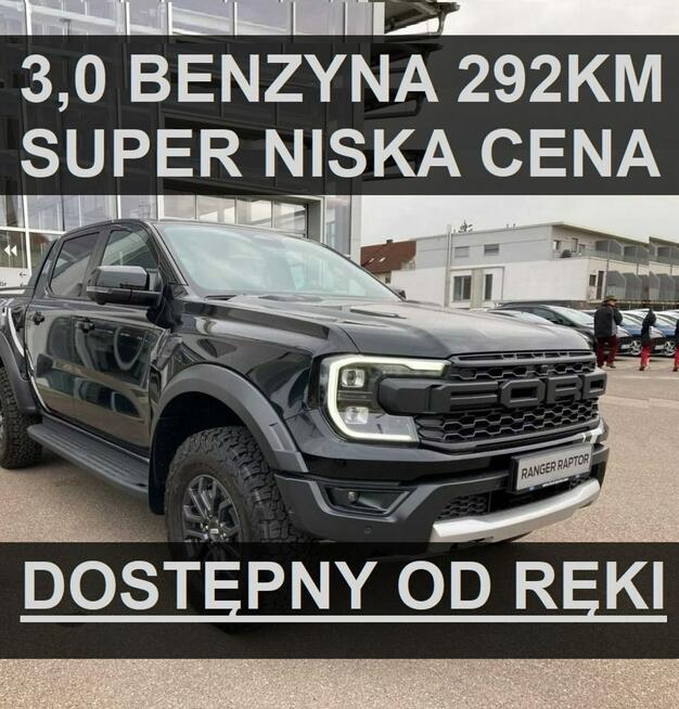 Ford Ranger Raptor Nowy Raptor V6 292KM Benzyna Super Niska Cena! 4076 zł od ręki !