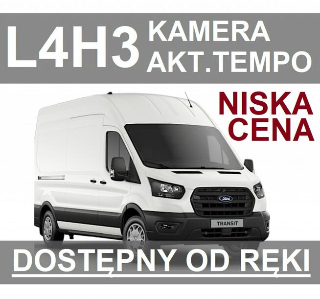 Ford Transit L4H3 130KM dostępny od ręki Kamera Akt. Tempomat 1734 zł