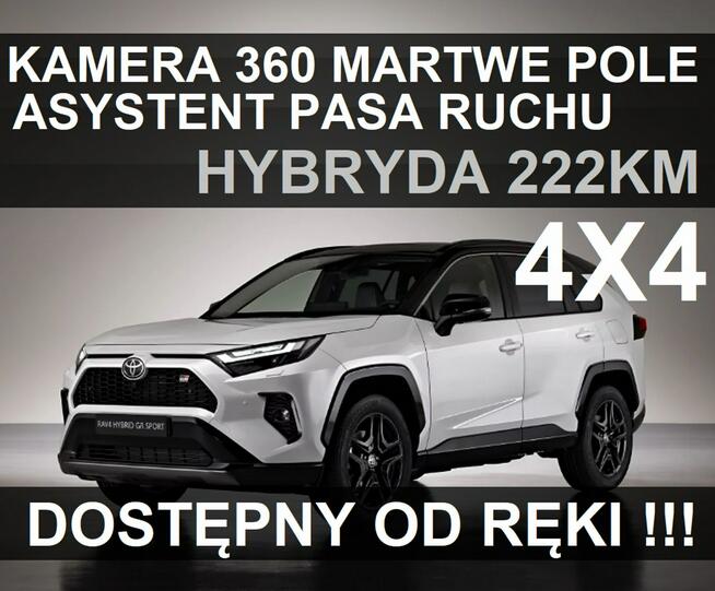 Toyota RAV-4 GR - Sport 4x4 222KM Hybryda Kamera 360  Rata Od ręki ! 2444zł