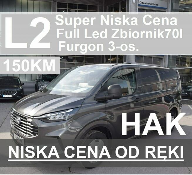 L2 Nowy Ford Custom 150KM L2 Od ręki Super Cena Full Led  1672zł