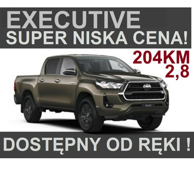 Toyota Hilux 2,8 204KM Executive Kamera 360 18" Felgi Super Cena od ręki !