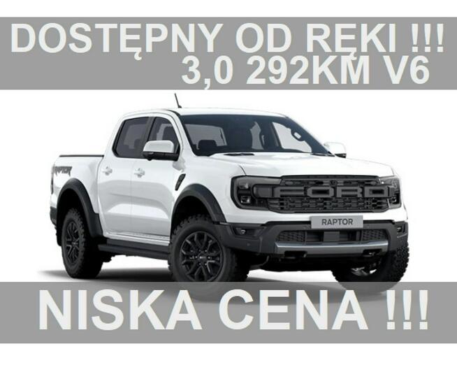 Ford Ranger Raptor Conquer Grey Raptor V6 292KM Benzyna Super Niska Cena! zł od ręki !