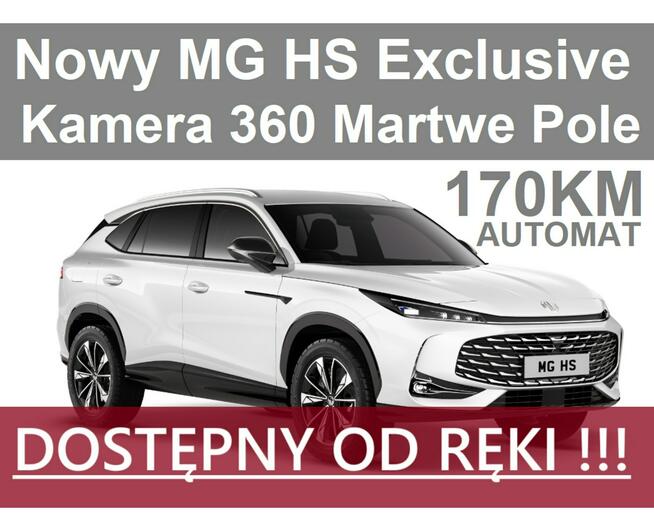 Nowy MG HS Exclusive 170KM Automat Kamera 360 Dostępnyodręki ! 1513zł