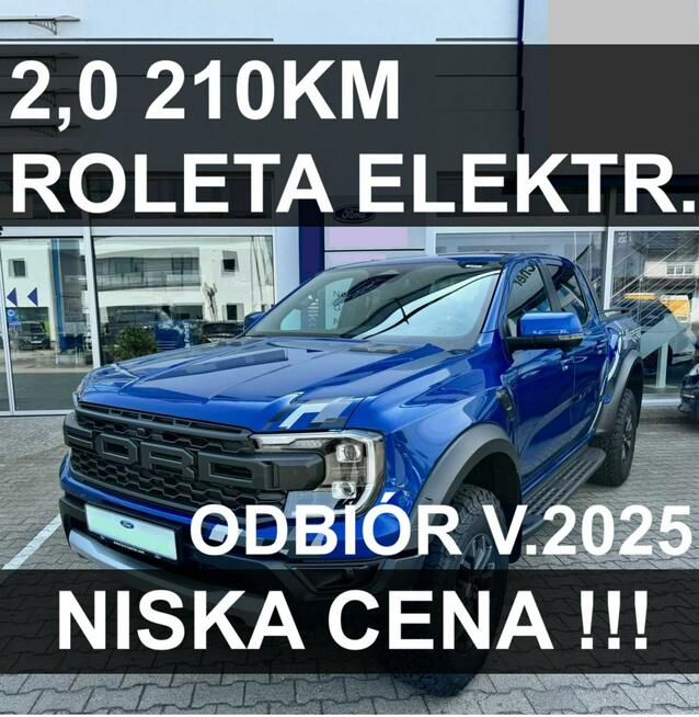 Ford Ranger Raptor 2025 - rok 2,0 diesel 210KM Roleta elektr.  Super Niska Cena 3044zł