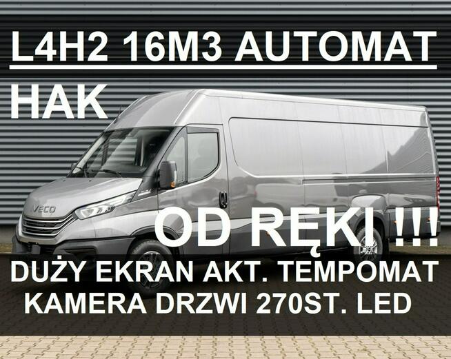 Iveco Daily 35S18A8H V 16m3 L4H2 176KM Kamera Akt.Tempo. Komfort. Fotel Od ręki