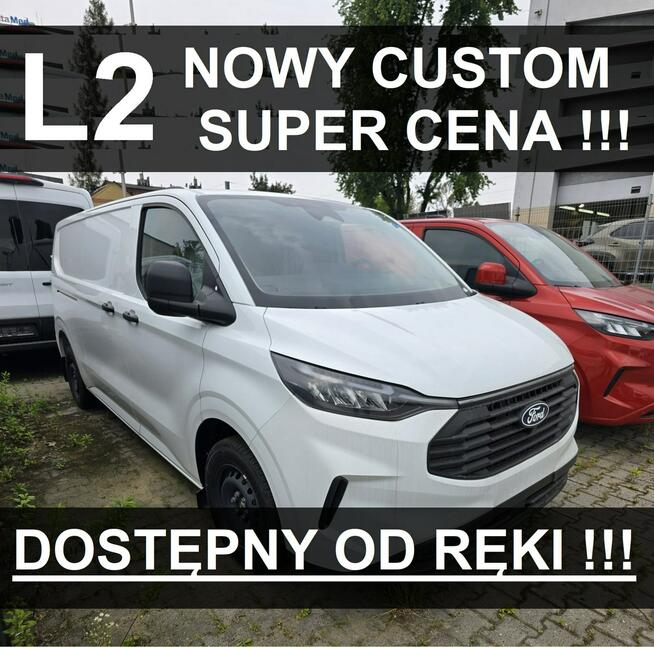 L2 Nowy Ford Custom 136KM L2 Od ręki Super Cena Full Led  1623zł