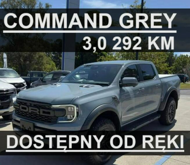 Ford Ranger Raptor Command Grey 3,0 V6 292KM Benzyna Super Niska Cena! zł od ręki !