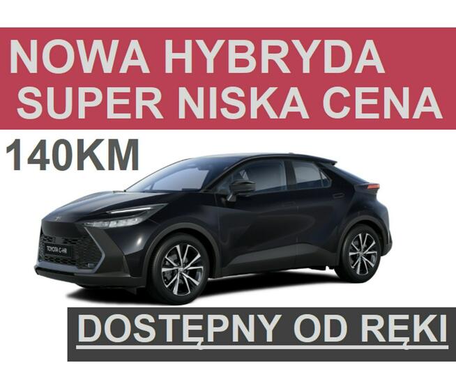 Toyota C-HR Nowa 140KM Hybryda Dostępna od ręki ! Wersja Style Niska Cena! 1554zł
