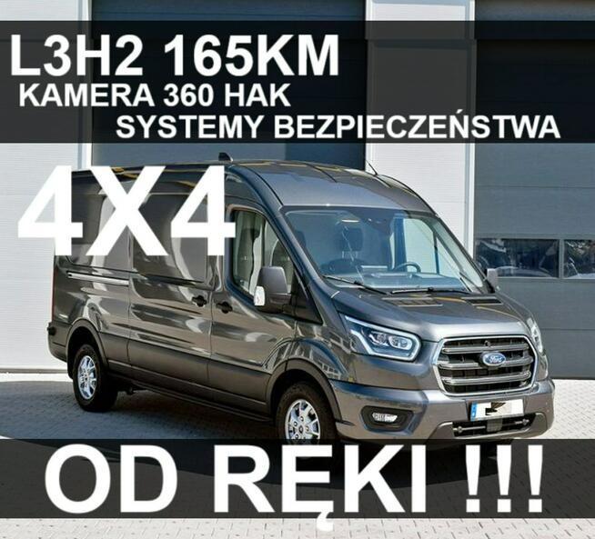 Ford Transit 4X4 165KM Hak Kamera 360 Napęd 4x4 Od ręki ! 2196 zł Szybki odbiór