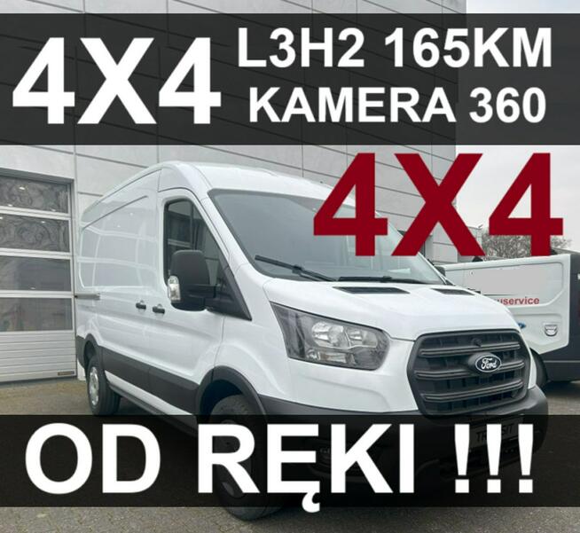 Ford Transit 4X4 165KM Hak Kamera 360 Napęd 4x4 Od ręki ! 2171 zł Szybki odbiór
