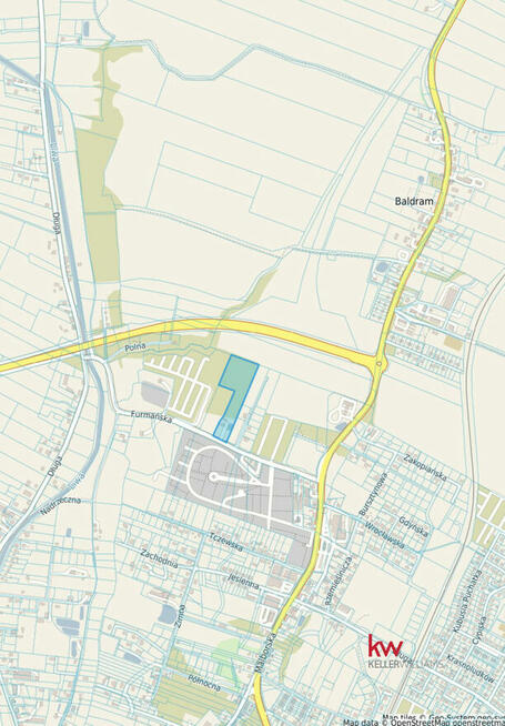 Działka inwestycyjna Kwidzyn, Furmańska